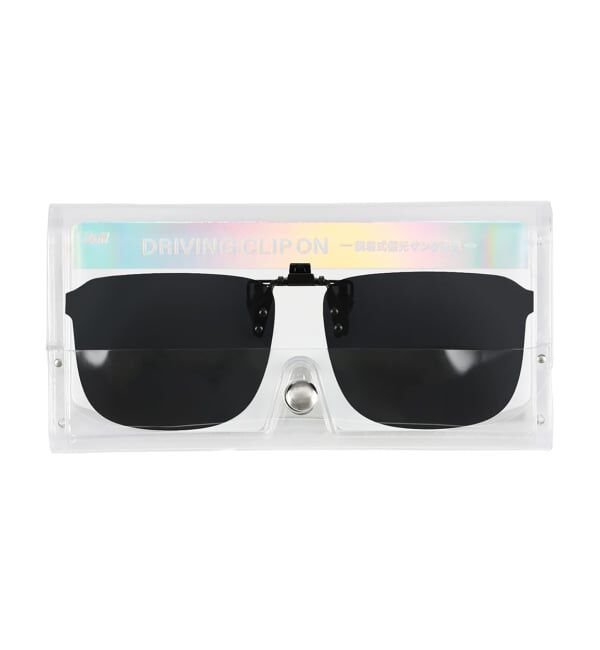  「SUNCUTGlasses/UV100％CUT STANDARD ウェリントン型 サングラス | 偏光機能搭載 クリップオン  STANDARD」|サングラス|