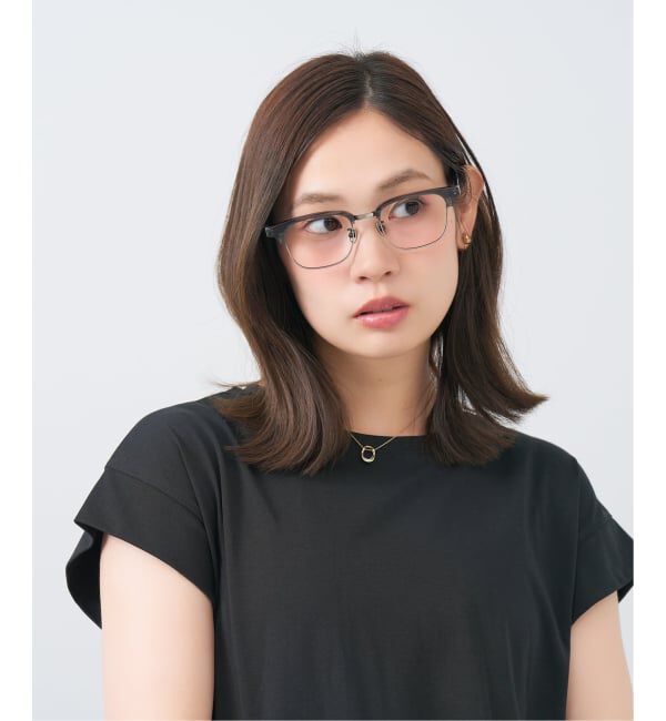  「Zoff｜UNITED ARROWS ユナイテッドアローズ  ウェリントン型 メガネ |  レンズ交換券付」|メガネ|
