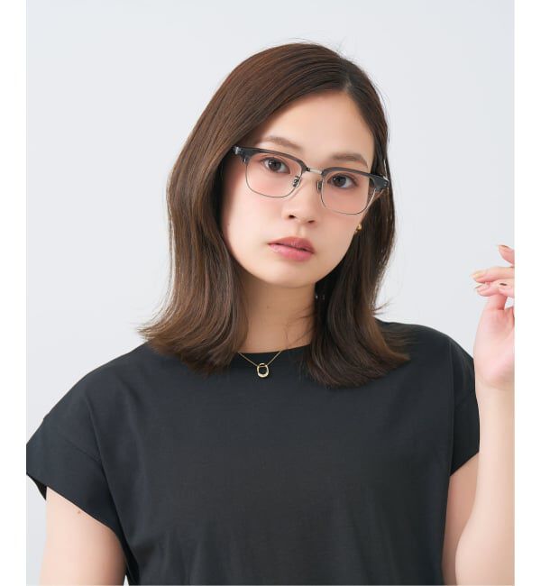  「Zoff｜UNITED ARROWS ユナイテッドアローズ  ウェリントン型 メガネ |  レンズ交換券付」|メガネ|