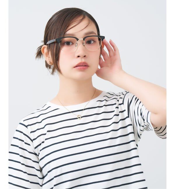  「Zoff｜UNITED ARROWS ユナイテッドアローズ  ウェリントン型 メガネ |  レンズ交換券付」|メガネ|