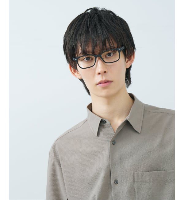 「Men's BASIC (メンズ･ベーシック) ウェリントン型 メガネ | レンズ交換券付」|メガネ|ブラック系その他