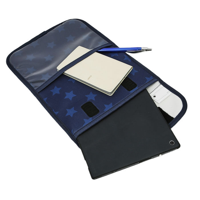 BACKYARD FAMILY「タブレットケース 小学生 通販 ランドセルにピッタリ ネーム付き 名前付き 星座 ボーダー＆スター」|その他|