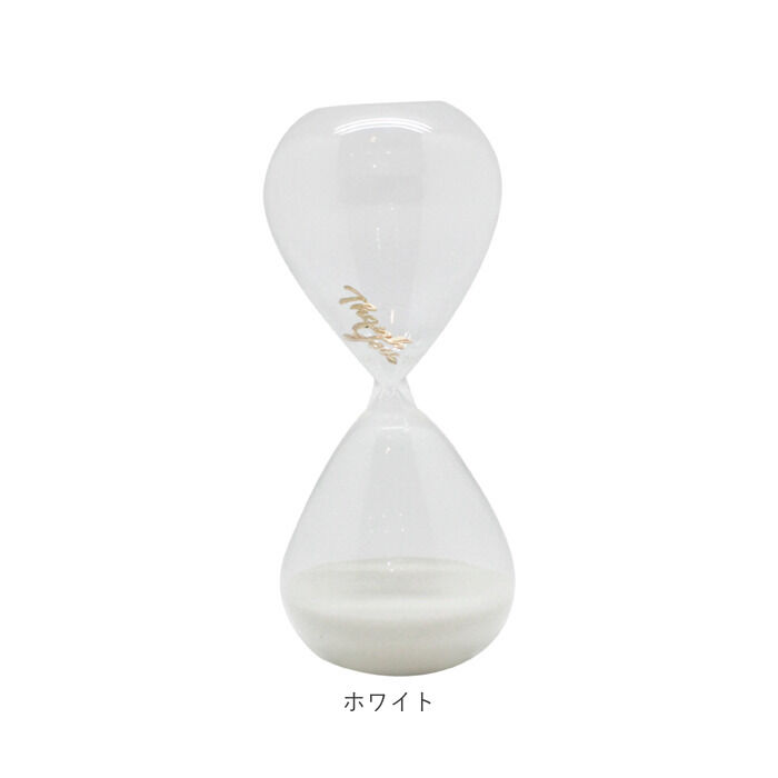 BACKYARD FAMILY「砂時計 砂タイマー 3分計 通販 Flows フロウズ タイマー ３分 チャーム入り サンドグラス」|クロック・置時計|