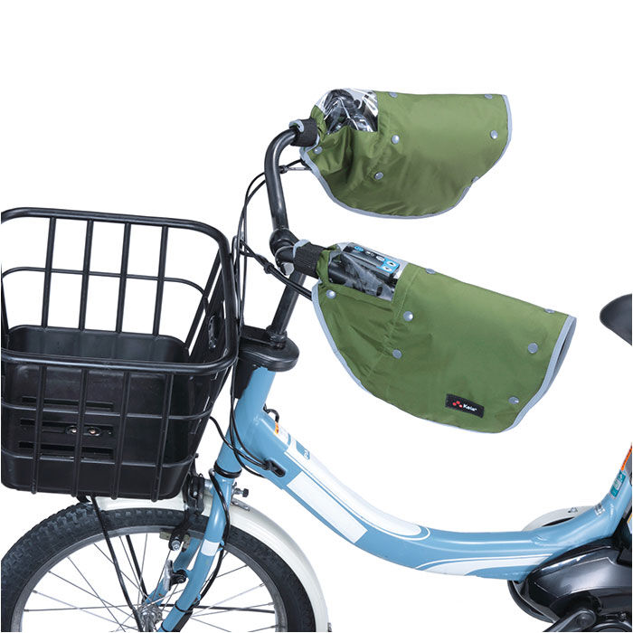 BACKYARD FAMILY「ハンドルカバー 自転車 反射帯 UVカット インナー ボア 通販 ハンドル カバー 反射帯付き」|その他|