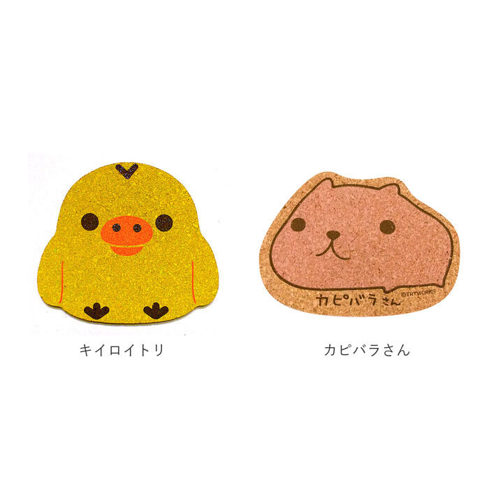 BACKYARD FAMILY「コースター コルク 通販 コルクコースター ダイカット 茶たく 茶托 キャラクター グッズ 托子」|その他|
