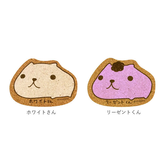 BACKYARD FAMILY「コースター コルク 通販 コルクコースター ダイカット 茶たく 茶托 キャラクター グッズ 托子」|その他|