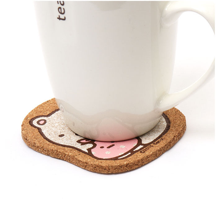 BACKYARD FAMILY「コースター コルク 通販 コルクコースター ダイカット 茶たく 茶托 キャラクター グッズ 托子」|その他|