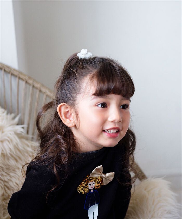 BACKYARD FAMILY「ヘアゴム キッズ 花 通販 Rora ローラ スノーフラワー 髪ゴム 髪飾り 髪どめ 髪留め」|ヘアゴム・シュシュ|