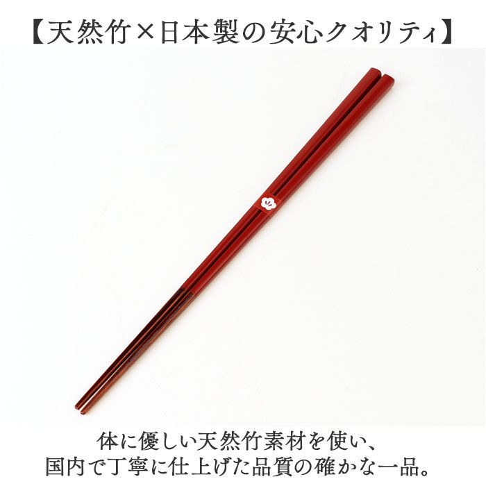 BACKYARD FAMILY「お箸 おしゃれ 通販 日本製 箸 竹 竹箸 23cm おはし 天然竹 細い 四角 にっぽん伝統色箸」|食器・キッチングッズ|