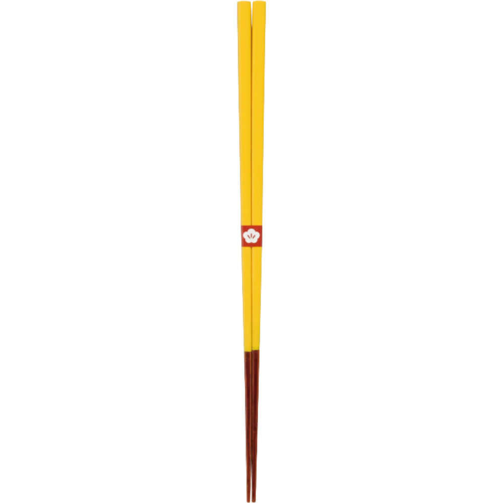 BACKYARD FAMILY「お箸 おしゃれ 通販 日本製 箸 竹 竹箸 23cm おはし 天然竹 細い 四角 にっぽん伝統色箸」|食器・キッチングッズ|イエロー2