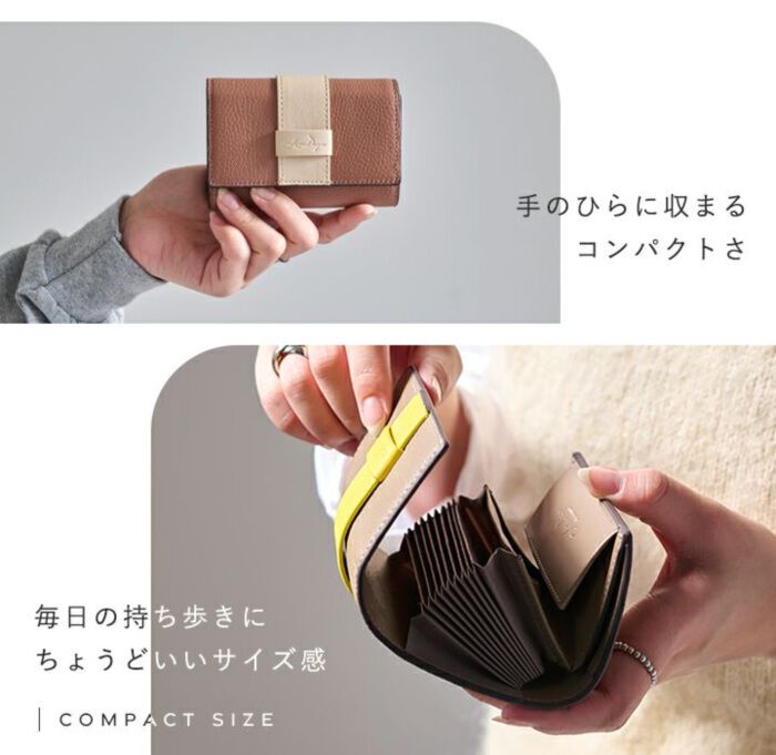 BACKYARD FAMILY「LIZDAYS 二つ折り財布 通販 リズデイズ ミニ財布 ウォレット お札 折れない 小銭入れ」|財布|