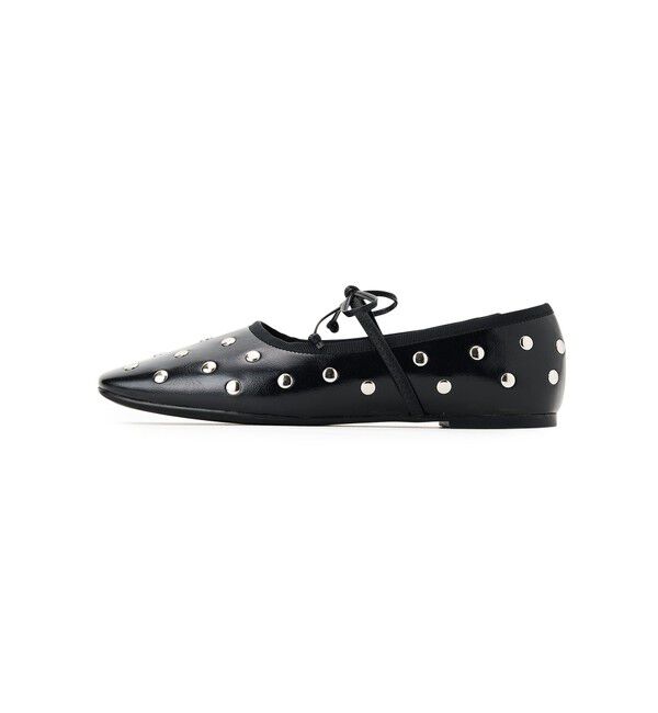 SY UNITED ARROWS「＜SY＞マルチドットバレエ フラット10●&uarr;」|バレエシューズ|