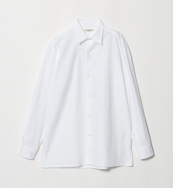 UNITED ARROWS「＜SOVEREIGN＞ソリッド レギュラーカラーシャツ」|シャツ・ブラウス|