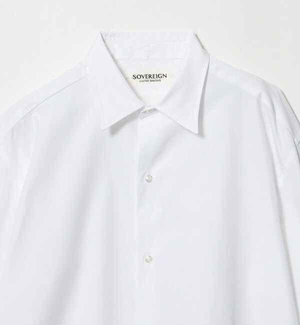 UNITED ARROWS「＜SOVEREIGN＞ソリッド レギュラーカラーシャツ」|シャツ・ブラウス|