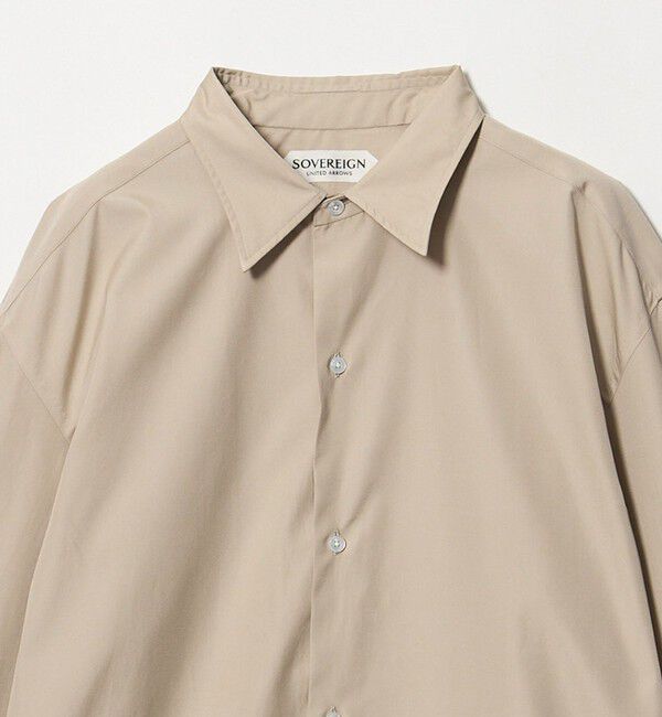 UNITED ARROWS「＜SOVEREIGN＞ソリッド レギュラーカラーシャツ」|シャツ・ブラウス|