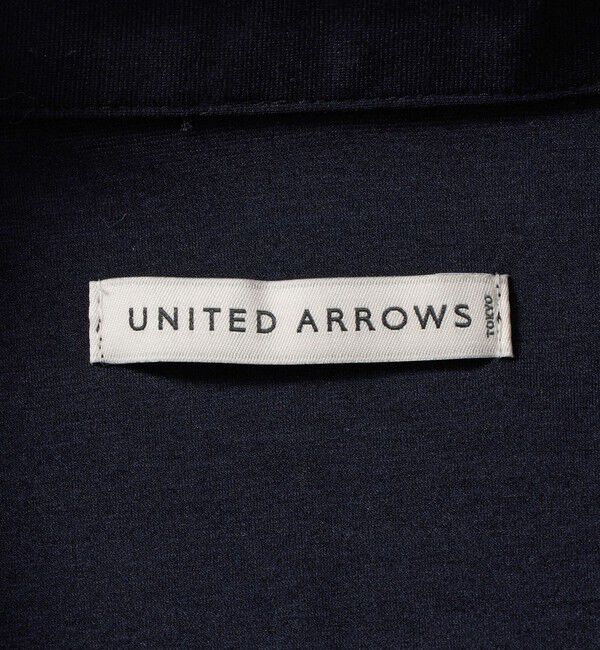 UNITED ARROWS「ポンチ ロングスリーブ ポロシャツ UA COZY 抗菌防臭 接触冷感」|ポロシャツ|