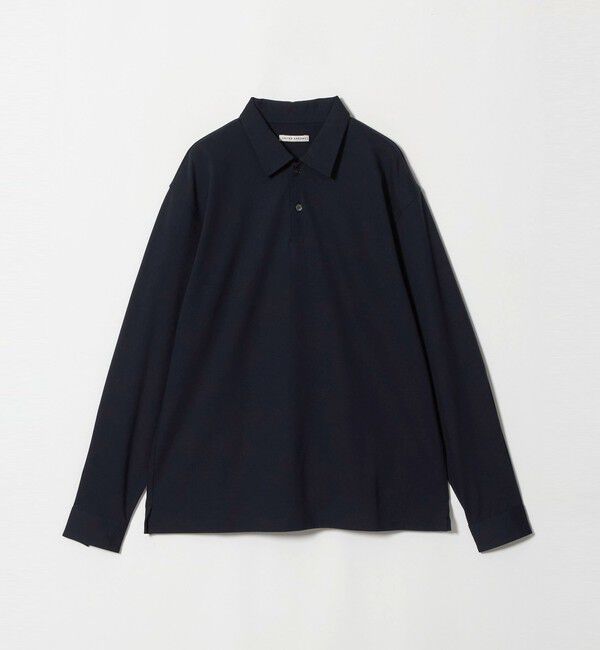 UNITED ARROWS「ポンチ ロングスリーブ ポロシャツ UA COZY 抗菌防臭 接触冷感」|ポロシャツ|