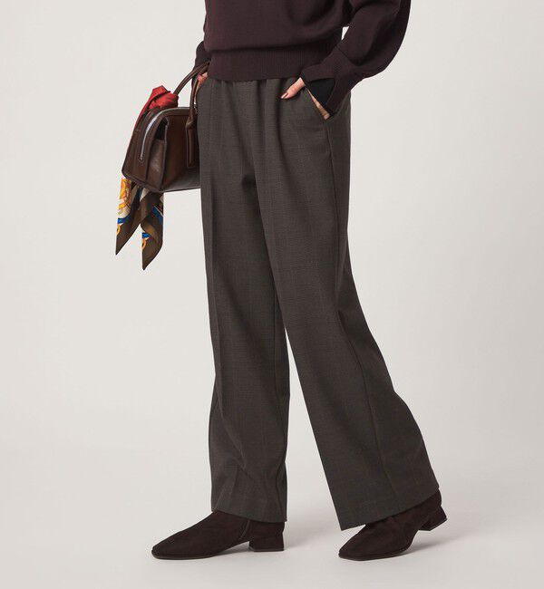 UNITED ARROWS green label relaxing「【結論シリーズ】ホッとニーハイフレアパンツ マシンウォッシャブル ストレッチ 帯電防止 」|その他|