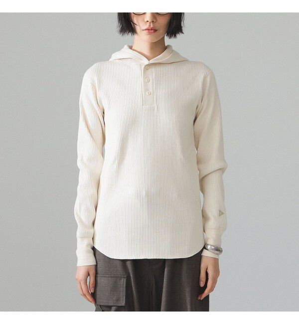 BEAMSBOY「【別注】Healthknit &times; maturely / リブ フード ヘンリー ロングスリーブ」|Tシャツ・カットソー|