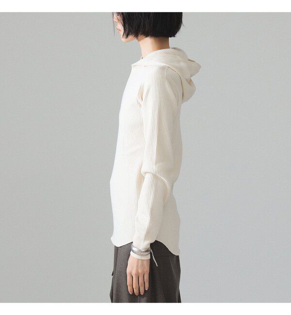 BEAMSBOY「【別注】Healthknit &times; maturely / リブ フード ヘンリー ロングスリーブ」|Tシャツ・カットソー|