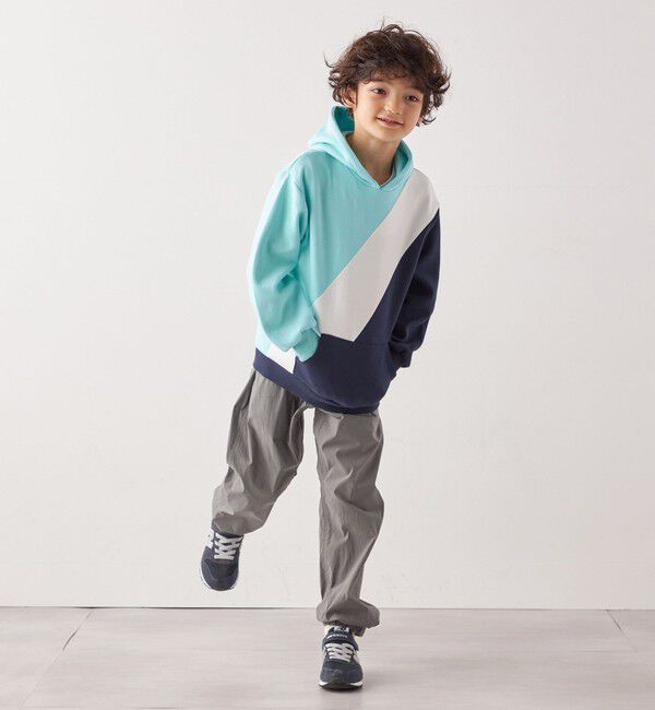 SHIPS any「SHIPS any:〈洗濯機可能〉デザイン ポンチ プルオーバー パーカー <KIDS>◇」|パーカー|