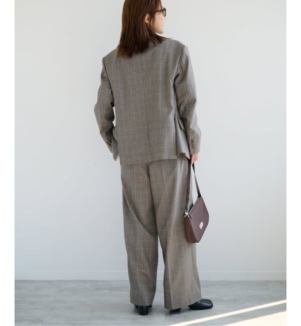 OUTDOOR PRODUCTS Usual Things「ORDINARY CHECK DOUBLE JACKETセットアップ対応」|テーラードジャケット|
