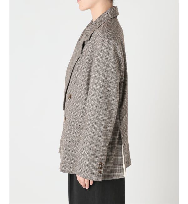 OUTDOOR PRODUCTS Usual Things「ORDINARY CHECK DOUBLE JACKETセットアップ対応」|テーラードジャケット|