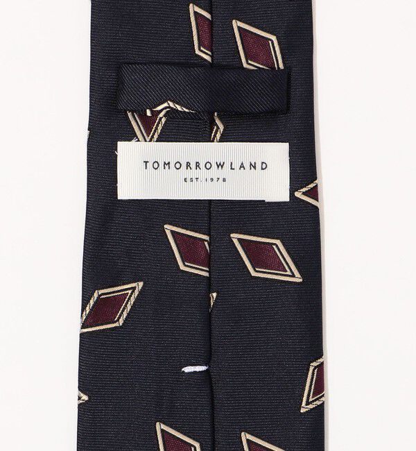 TOMORROWLAND GOODS「TOMORROWLAND シルク ダイヤ小紋ジャカードネクタイ」|ネクタイ・蝶ネクタイ|
