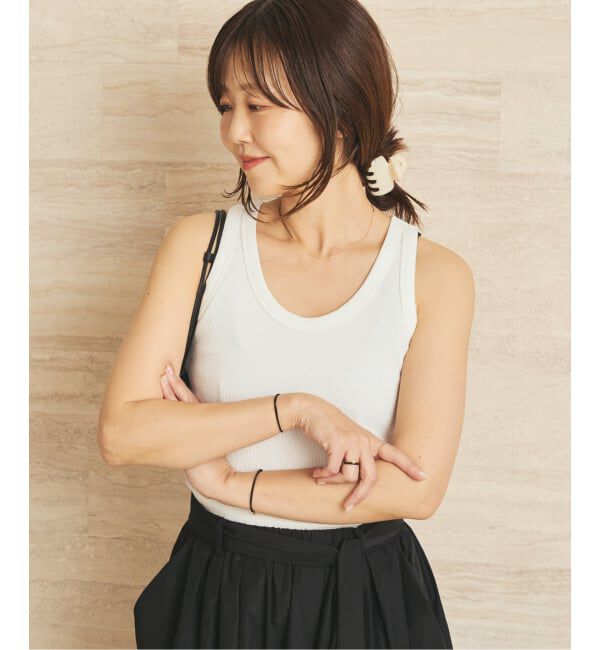 Plage「T/C rib タンクトップ」|タンクトップ|