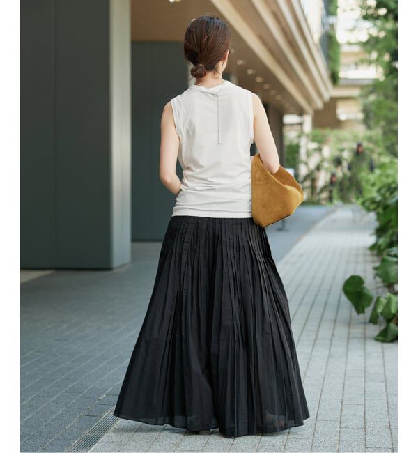 VERMEIL par iena「キュプラコットンノースリーブ」|Tシャツ・カットソー|