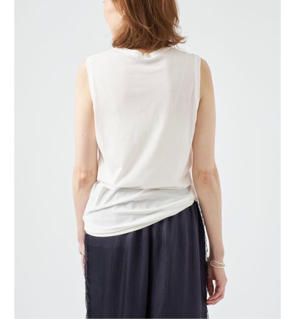 VERMEIL par iena「キュプラコットンノースリーブ」|Tシャツ・カットソー|