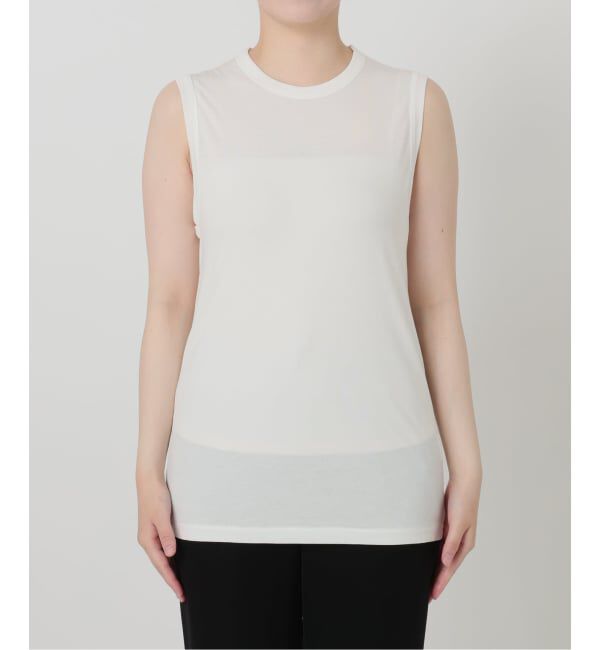 VERMEIL par iena「キュプラコットンノースリーブ」|Tシャツ・カットソー|