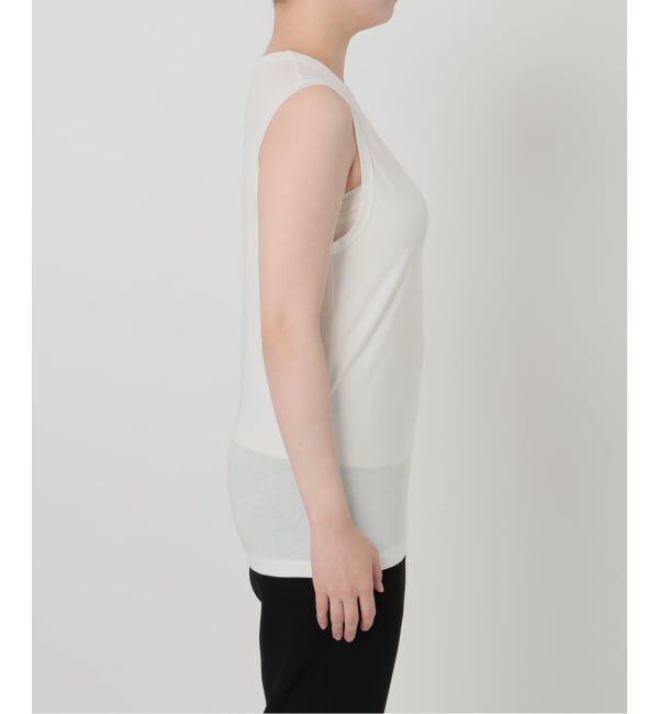 VERMEIL par iena「キュプラコットンノースリーブ」|Tシャツ・カットソー|