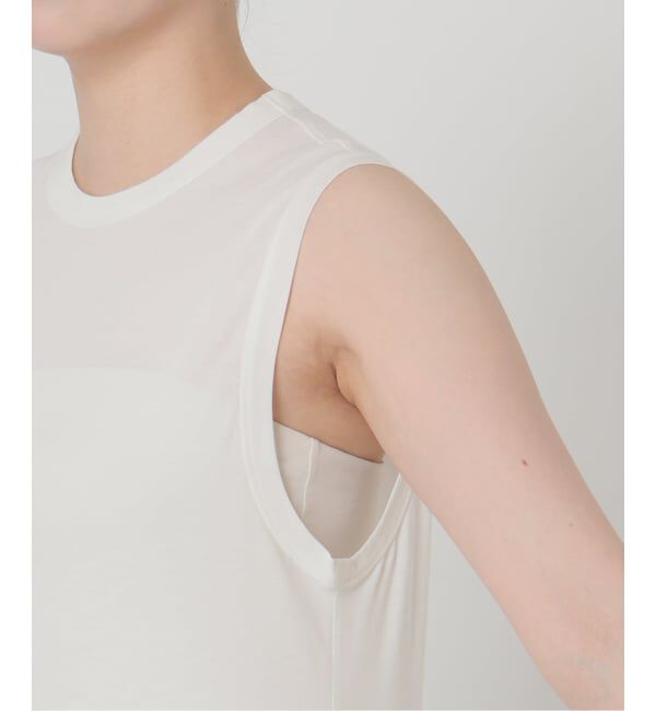 VERMEIL par iena「キュプラコットンノースリーブ」|Tシャツ・カットソー|