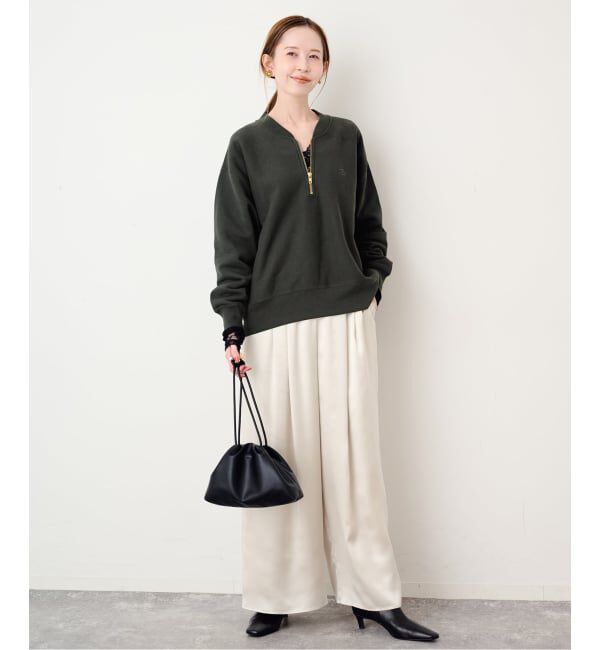 SLOBE IENA「《予約》Champion/チャンピオン SLOBE別注 ハーフジップスウェット」|スウェット・ジャージ|