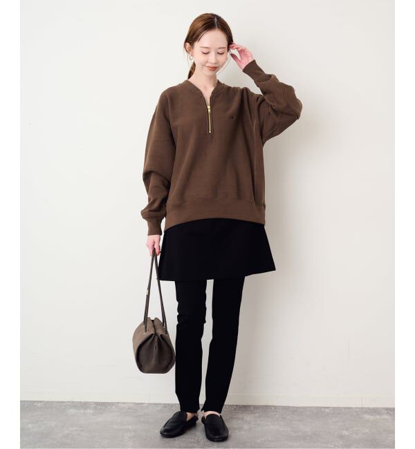 SLOBE IENA「《予約》Champion/チャンピオン SLOBE別注 ハーフジップスウェット」|スウェット・ジャージ|