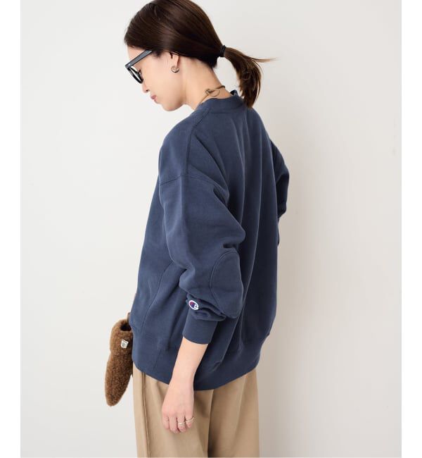 SLOBE IENA「《予約》Champion/チャンピオン SLOBE別注 ハーフジップスウェット」|スウェット・ジャージ|