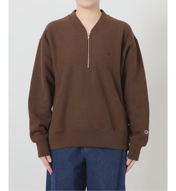 SLOBE IENA「《予約》Champion/チャンピオン SLOBE別注 ハーフジップスウェット」|スウェット・ジャージ|