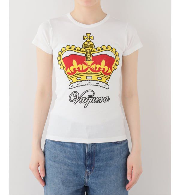 PULP「VAQUERA / バケラ WOMEN CROWN BABY TEE」|Tシャツ・カットソー|