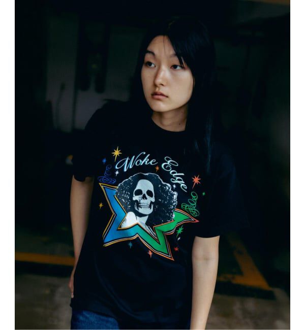 PULP「WOKE EDGE / ウォークエッジ SKULL STAR TEE」|Tシャツ・カットソー|