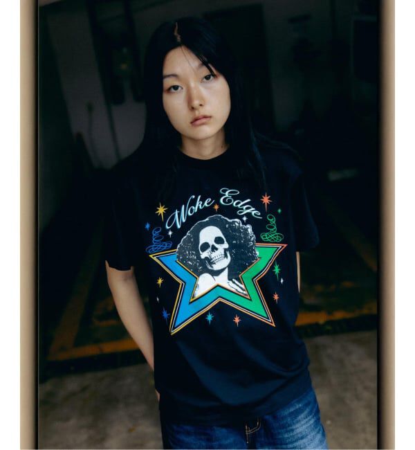 PULP「WOKE EDGE / ウォークエッジ SKULL STAR TEE」|Tシャツ・カットソー|