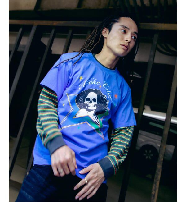 PULP「WOKE EDGE / ウォークエッジ SKULL STAR TEE」|Tシャツ・カットソー|