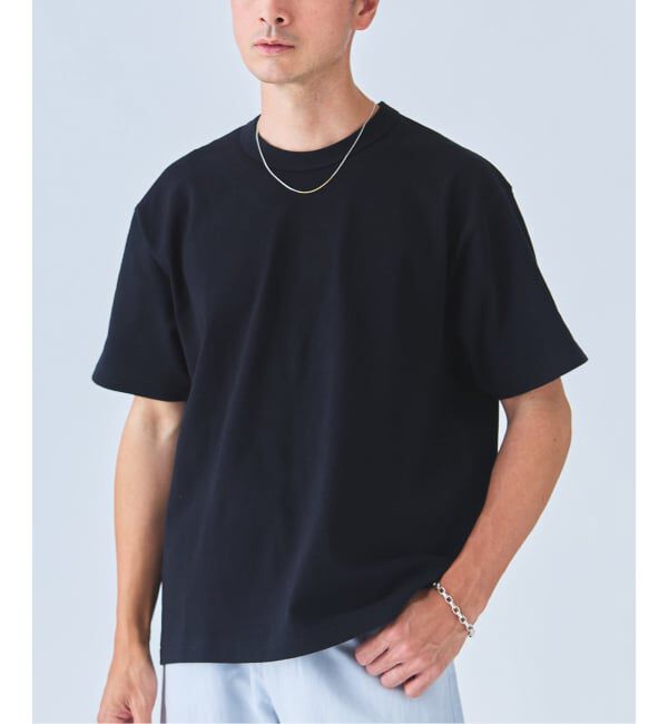 EDIFICE「ETS.MATERIAUX(マテリオ) GOKUZYUKU 天竺 Tシャツ」|Tシャツ・カットソー|ブラック