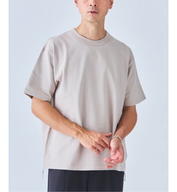 EDIFICE「ETS.MATERIAUX(マテリオ) GOKUZYUKU 天竺 Tシャツ」|Tシャツ・カットソー|ベージュ A