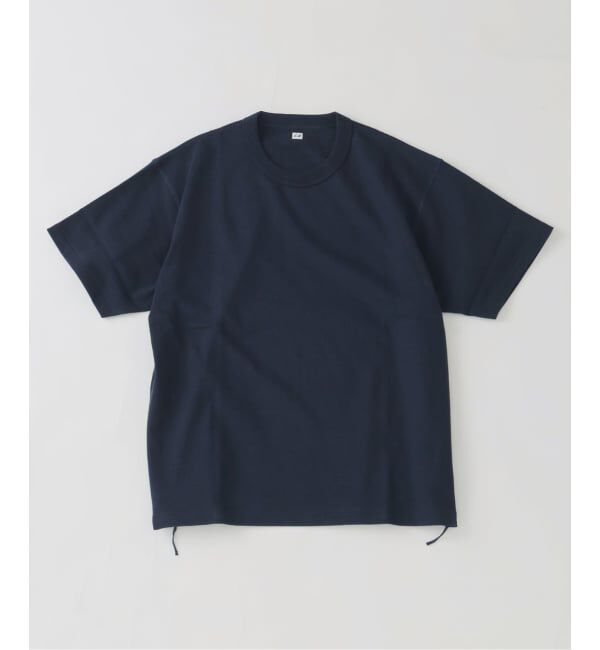 EDIFICE「ETS.MATERIAUX(マテリオ) GOKUZYUKU 天竺 Tシャツ」|Tシャツ・カットソー|ネイビー