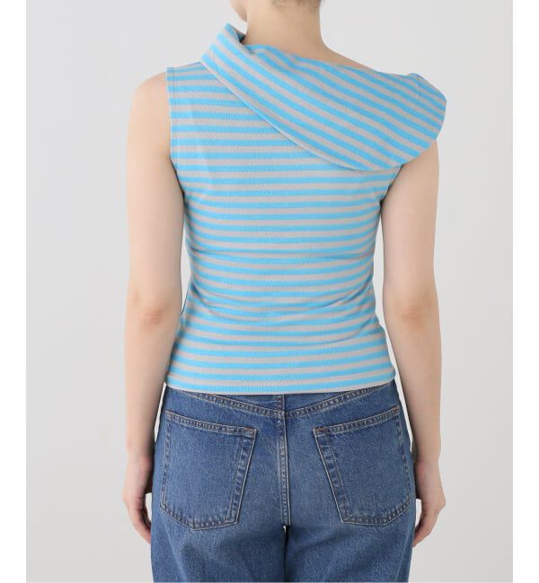 PULP「OMO/オモ Stripes Boatneck Top」|Tシャツ・カットソー|