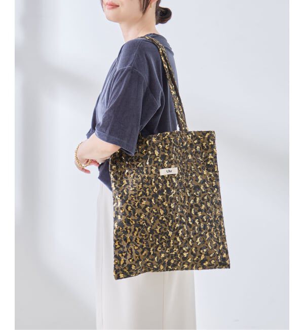 journal standard L'essage「Uhr/ウーア Sequin Leopard Tote トートバッグ」|トートバッグ|