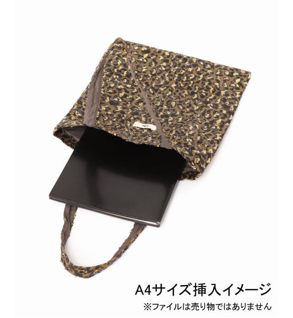 journal standard L'essage「Uhr/ウーア Sequin Leopard Tote トートバッグ」|トートバッグ|