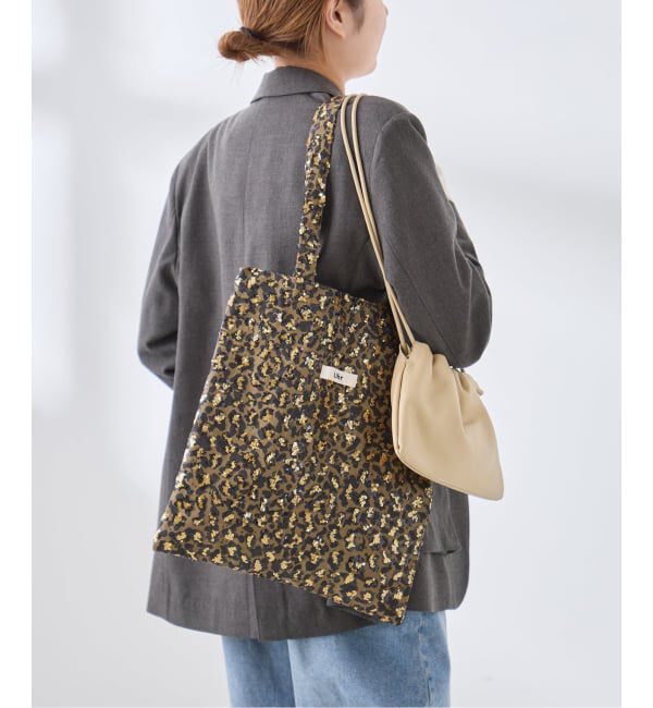 journal standard L'essage「Uhr/ウーア Sequin Leopard Tote トートバッグ」|トートバッグ|