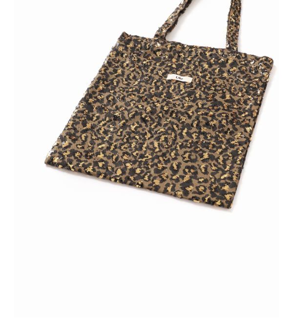 journal standard L'essage「Uhr/ウーア Sequin Leopard Tote トートバッグ」|トートバッグ|